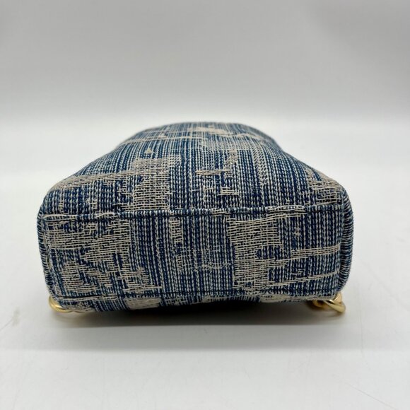 MMs Brands Handmade Blue Denim Fabric Backpack